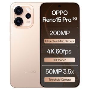 OPPO Reno15 Pro 5G (Sunset Gold, 256 GB) (12 GB RAM)